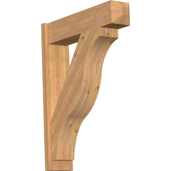 Ekena Millwork Funston Smooth Craftsman Outlooker, Western Red Cedar, 7 1/2"W x 30"D x 38"H OUT08X30X38FST04SWR - main